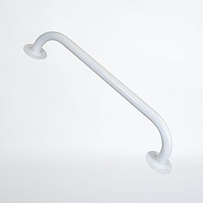 NRS Healthcare Round Flange Steel Grab Rail White NRS Healthcare Round Flange Steel Grab Rail White