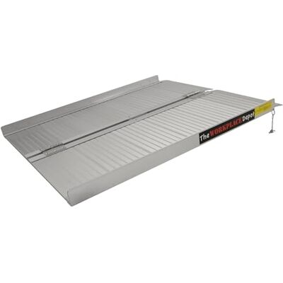 The Workplace Depot Folding Access Ramp, 3ft Ramp, Anti Slip, Aluminium Folding Access Ramp, Portable Aluminium Anti Slip Loading Ramp for Step & Stairs (3ft Ramp). The Workplace Depot Folding Access Ramp, 3ft Ramp, Anti Slip, Aluminium Folding Access Ramp, Portable Aluminium Anti Slip Loading Ramp for Step & Stairs (3ft Ramp).