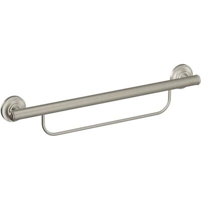 Moen LR2350DBN Bathroom Safety 24-Inch Grab Bar with Towel Bar, Brushed Nickel Moen LR2350DBN Bathroom Safety 24-Inch Grab Bar with Towel Bar, Brushed Nickel
