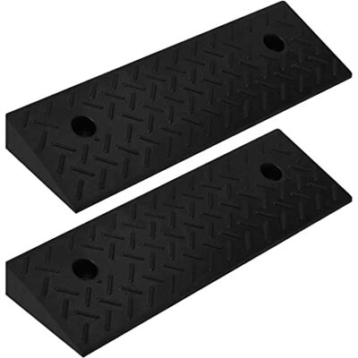 vidaXL Kerb Ramps 2 pcs 50x17.5x5 cm Rubber vidaXL Kerb Ramps 2 pcs 50x17.5x5 cm Rubber