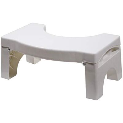 Aidapt Non Slip Squatting Toilet Stool to Aid Aligning the Colon When Passing Bowl Movements for Users with Haemorrhoids, Constipation, IBS, Flatulence, Bloating Easy Clean Light Fold Down Design Aidapt Non Slip Squatting Toilet Stool to Aid Aligning the Colon When Passing Bowl Movements for Users with Haemorrhoids, Constipation, IBS, Flatulence, Bloating Easy Clean Light Fold Down Design
