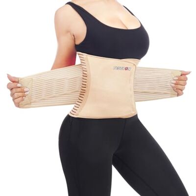 TESETON Back Brace Support Belt for Women and Men WT-02 Beige-S 360° Surrounding Support, 8 Reinforced, Relief Lower back Pain, Breathable, Lightweight, Customizable Lumbar Compression TESETON Back Brace Support Belt for Women and Men WT-02 Beige-S 360° Surrounding Support, 8 Reinforced, Relief Lower back Pain, Breathable, Lightweight, Customizable Lumbar Compression