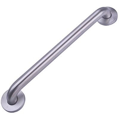 Amazon Basics Bathroom Handrail Grab Bar, 0.46 m Length, 0.03 m Diameter, Stainless Steel Amazon Basics Bathroom Handrail Grab Bar, 0.46 m Length, 0.03 m Diameter, Stainless Steel