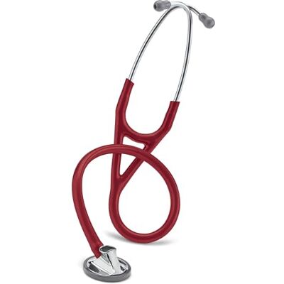 Littmann Master Cardiology Stethoscope, 2163, Burgundy Tube Stainless Steel Chestpiece. Best acoustic response in mechanical line. For Doctors and Medical Students Littmann Master Cardiology Stethoscope, 2163, Burgundy Tube Stainless Steel Chestpiece. Best acoustic response in mechanical line. For Doctors and Medical Students