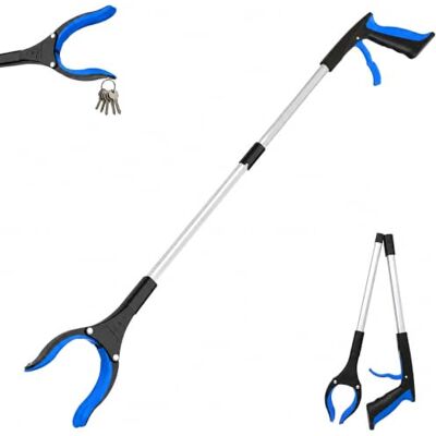 ZallyX Litter Picker Heavy Duty Grabber Stick 32 Inch Litter Collection, Outdoor Use ZallyX Litter Picker Heavy Duty Grabber Stick 32 Inch Litter Collection, Outdoor Use