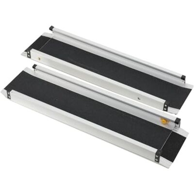 Mreryyse 2pcs Telescopic Wheelchair Ramps Portable Threshold Ramp for Home Ramp for Home Doorways Steps Stairs, 275kg Loading Capacity, Extended Length 4ft & Max. Step Height 200mm Mreryyse 2pcs Telescopic Wheelchair Ramps Portable Threshold Ramp for Home Ramp for Home Doorways Steps Stairs, 275kg Loading Capacity, Extended Length 4ft & Max. Step Height 200mm