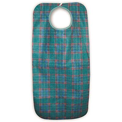 ComfortCare Adult Bib/Clothing Protector in- Green ComfortCare Adult Bib/Clothing Protector in- Green