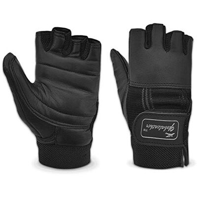 Globaleather Childrens Wheelchair Gloves Black (Small) Hardwearing, Padded Breathable Leather for Great Grip, Protection, Comfort & Durability Globaleather Childrens Wheelchair Gloves Black (Small) Hardwearing, Padded Breathable Leather for Great Grip, Protection, Comfort & Durability