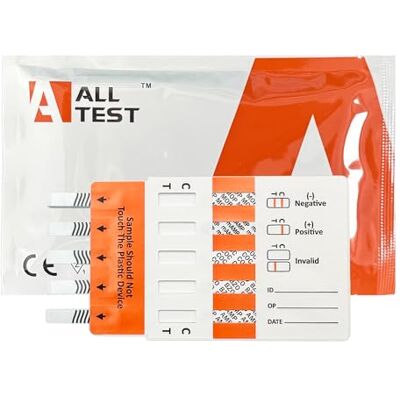 UKDrugTesting Workplace Urine Drug Testing Kits 10 Drugs Tested Per Test Employment Combination Including Cannabis, Cocaine, Methamphetamines (Including Ecstasy) and Ketamine (5 Tests) UKDrugTesting Workplace Urine Drug Testing Kits 10 Drugs Tested Per Test Employment Combination Including Cannabis, Cocaine, Methamphetamines (Including Ecstasy) and Ketamine (5 Tests)