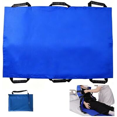 XIAOjnHONG Slide Sheets for Moving Patients Bed 70x100cm with Handles Stoff Slide Sheet Bed Pad Bedridden Position Pads Elderly for Turning Repositioning Lifting Blue XIAOjnHONG Slide Sheets for Moving Patients Bed 70x100cm with Handles Stoff Slide Sheet Bed Pad Bedridden Position Pads Elderly for Turning Repositioning Lifting Blue