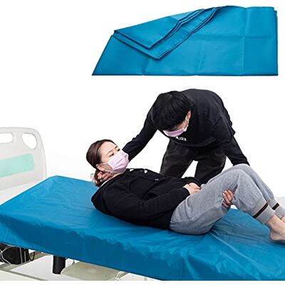 LOSCHEN Tubular Slide Sheet for Patient Transfer, Sliding Draw Sheets to Assist Moving Elderly for Cars, Vehicles, Wheelchairs and Bed Transfers Hospitals & Home Care (39"x79"(100x200cm), Blue) LOSCHEN Tubular Slide Sheet for Patient Transfer, Sliding Draw Sheets to Assist Moving Elderly for Cars, Vehicles, Wheelchairs and Bed Transfers Hospitals & Home Care (39"x79"(100x200cm), Blue)