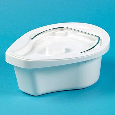 Gordon Ellis Commode Pan Oval with Locking Lid Gordon Ellis Commode Pan Oval with Locking Lid