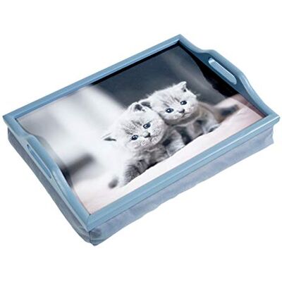 Aidapt Wooden Lap Tray with Handles and Cushion Kittens Design Handles on Side for Great Stability Lightweight Fully Portable, Use in any Room Easy Clean Tray Eat, Read, Work on your Lap Top Aidapt Wooden Lap Tray with Handles and Cushion Kittens Design Handles on Side for Great Stability Lightweight Fully Portable, Use in any Room Easy Clean Tray Eat, Read, Work on your Lap Top