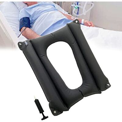 MESINURS Bedridden Inflatable Cushion, Nursing Bedsore Square Pad for Elderly Disabled, Breathable for Pain-Relif for Wheelchair & Toilet Chair MESINURS Bedridden Inflatable Cushion, Nursing Bedsore Square Pad for Elderly Disabled, Breathable for Pain-Relif for Wheelchair & Toilet Chair