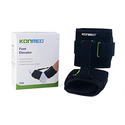 KONMED Adjustable Ankle Brace Support AFO Orthotics Strap Elevator Plantar Fasciitis Foot Cramps Preventing Foot Drop KONMED Adjustable Ankle Brace Support AFO Orthotics Strap Elevator Plantar Fasciitis Foot Cramps Preventing Foot Drop