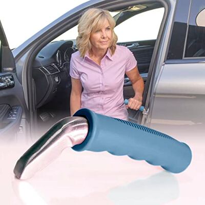 Able Life Comfortably Independent Able Life Auto Cane, Portable Vehicle Standing Aid, Car Handle Mobility Aid, Car Assist Cane Grab Bar, Blue (Eligible for VAT Relief in the UK) Able Life Comfortably Independent Able Life Auto Cane, Portable Vehicle Standing Aid, Car Handle Mobility Aid, Car Assist Cane Grab Bar, Blue (Eligible for VAT Relief in the UK)