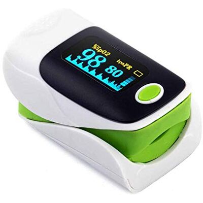 ECOSWAY Fingertip Blood Oxygen Saturation Pulse Rate OLED Screen Portable for Home ECOSWAY Fingertip Blood Oxygen Saturation Pulse Rate OLED Screen Portable for Home