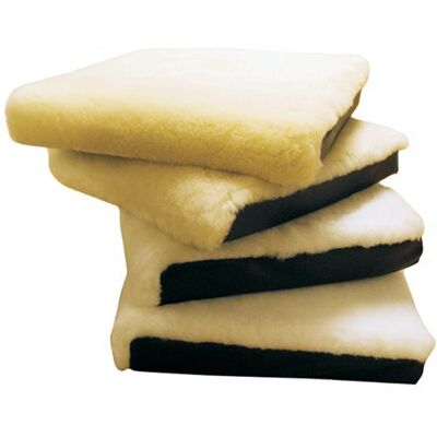 Kozee Komforts Polyester Fleece Top Wheelchair Cushion Perfect for Wheelchairs, Cars or Home High Density Foam, Removable Washable Cover, Water-Resistant Vinyl Underside Size 20" x 16" x 2 Kozee Komforts Polyester Fleece Top Wheelchair Cushion Perfect for Wheelchairs, Cars or Home High Density Foam, Removable Washable Cover, Water-Resistant Vinyl Underside Size 20" x 16" x 2
