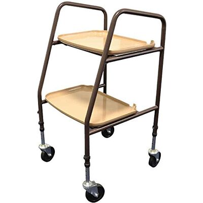 NRS Healthcare - Home Helper Trolley - Brown - Trolley NRS Healthcare - Home Helper Trolley - Brown - Trolley