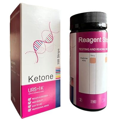 BabyMad Diagnostics Ketone Keto Urine Test Strips Accurately Measure Your Fat Burning Ketosis Ketones Levels 100 Strips BabyMad Diagnostics Ketone Keto Urine Test Strips Accurately Measure Your Fat Burning Ketosis Ketones Levels 100 Strips