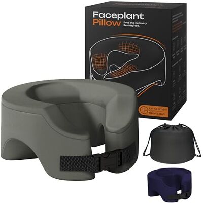 ZENCLOUD9 Faceplant Face Down Pillow Adjustable Memory Foam Stomach Sleeping Pillow Face Down Pillow after Eye Surgery Massage Headrest for Bed and Prone Cushion for Rest and Recovery Reimagined ZENCLOUD9 Faceplant Face Down Pillow Adjustable Memory Foam Stomach Sleeping Pillow Face Down Pillow after Eye Surgery Massage Headrest for Bed and Prone Cushion for Rest and Recovery Reimagined