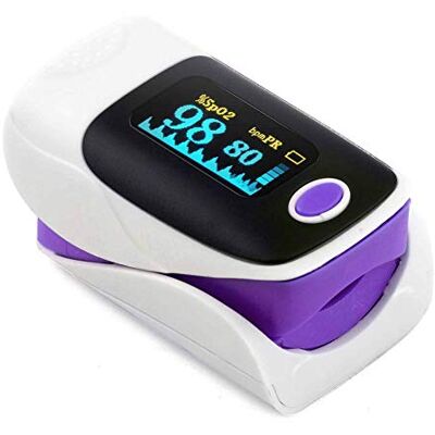 ECOSWAY Fingertip Blood Oxygen Saturation Pulse Rate OLED Screen Portable for Home ECOSWAY Fingertip Blood Oxygen Saturation Pulse Rate OLED Screen Portable for Home