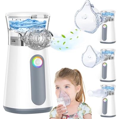 Yolemiko Portable Mesh Ne-bulizer Machine for Kids Adults Rechargeable Mini Spray Ne-buliser Handheld Machine Silent Efficient Atomization for Home & Travel Use Yolemiko Portable Mesh Ne-bulizer Machine for Kids Adults Rechargeable Mini Spray Ne-buliser Handheld Machine Silent Efficient Atomization for Home & Travel Use