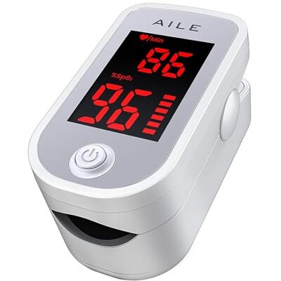 AILE Oxygen Monitor Finger Adults, Monitor for Pulse and Oxygen Levels Kids AILE Oxygen Monitor Finger Adults, Monitor for Pulse and Oxygen Levels Kids