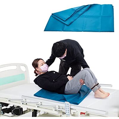 LOSCHEN Tubular Slide Sheet for Patient Transfer, Sliding Draw Sheets to Assist Moving Elderly for Cars, Vehicles, Wheelchairs and Bed Transfers Hospitals & Home Care (28"x28"(72x72cm), Blue) LOSCHEN Tubular Slide Sheet for Patient Transfer, Sliding Draw Sheets to Assist Moving Elderly for Cars, Vehicles, Wheelchairs and Bed Transfers Hospitals & Home Care (28"x28"(72x72cm), Blue)