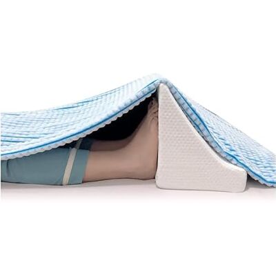NEPPT Blanket Lifters for Foot of Bed Sheet Lifter for Feet Blanket Support Holder Foot Tent Cradle Block Pillow Ankle Leg Knee Toes Pain and Arthritis Surgery Recovery Feet Rest Elevation Wedge (White) NEPPT Blanket Lifters for Foot of Bed Sheet Lifter for Feet Blanket Support Holder Foot Tent Cradle Block Pillow Ankle Leg Knee Toes Pain and Arthritis Surgery Recovery Feet Rest Elevation Wedge (White)