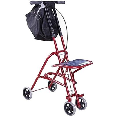 SBCGFY Walker,Shopping Rollator Seniors Walker Lightweight Walking Frame Aid Mobility Trolley Stroller Scooter Foldable with Seat and Bag 4 Wheels for Eldly SBCGFY Walker,Shopping Rollator Seniors Walker Lightweight Walking Frame Aid Mobility Trolley Stroller Scooter Foldable with Seat and Bag 4 Wheels for Eldly