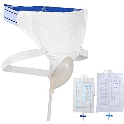 Gegong Reusable Male Female Urine Bag, Urine Collector Silicone Urinal Adults Man Woman Elderly Pee Bag Urinal with Urine Bags Portable for Travel, Outdoor Use (Women Type) Gegong Reusable Male Female Urine Bag, Urine Collector Silicone Urinal Adults Man Woman Elderly Pee Bag Urinal with Urine Bags Portable for Travel, Outdoor Use (Women Type)