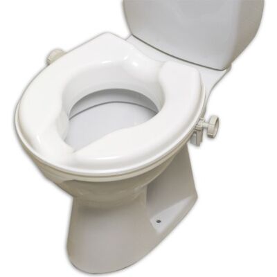 NRS Healthcare Linton Plus Raised Toilet Seat, 50 mm / 2 inch, White NRS Healthcare Linton Plus Raised Toilet Seat, 50 mm / 2 inch, White
