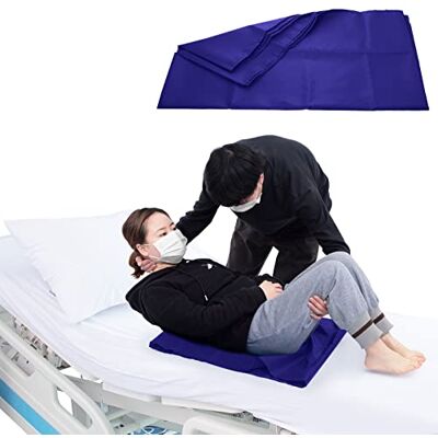 LOSCHEN Tubular Slide Sheet for Patient Transfer, Sliding Draw Sheets to Assist Moving Elderly for Cars, Vehicles, Wheelchairs and Bed Transfers (60x40cm, Navy Blue) LOSCHEN Tubular Slide Sheet for Patient Transfer, Sliding Draw Sheets to Assist Moving Elderly for Cars, Vehicles, Wheelchairs and Bed Transfers (60x40cm, Navy Blue)