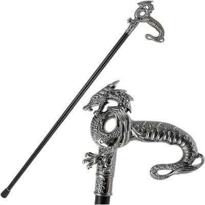 XFLHXY Gothic Dragon Cane Walking Stick, Single Point Walking Cane for Men, Collapsible 2 Pc Shaft Travel Stick for Mobility, Stability, Knee Support- Elderly Assistance Products XFLHXY Gothic Dragon Cane Walking Stick, Single Point Walking Cane for Men, Collapsible 2 Pc Shaft Travel Stick for Mobility, Stability, Knee Support- Elderly Assistance Products
