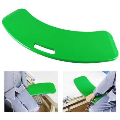 LOSCHEN Transfer Board, Slide Assist Device for Transferring from Wheelchair to Bed, Toilet, Tub, Car Slide Board with A Handle (Green) LOSCHEN Transfer Board, Slide Assist Device for Transferring from Wheelchair to Bed, Toilet, Tub, Car Slide Board with A Handle (Green)