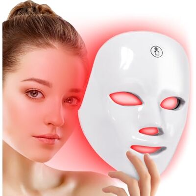 TGML LED Light Therapy Mask(FM-01), FSA or HSA Eligible, Blue & Red Light Face Mask, Rechargeable & Portable for Travel and Home Use TGML LED Light Therapy Mask(FM-01), FSA or HSA Eligible, Blue & Red Light Face Mask, Rechargeable & Portable for Travel and Home Use