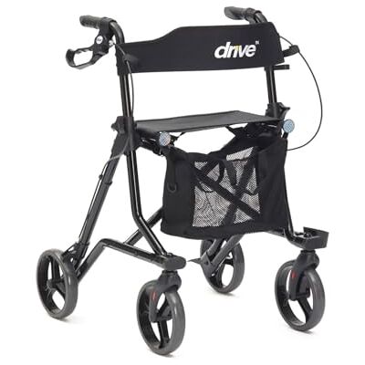 Drive Medical Drive Torro Rollator Folding Walker Portable Walking Frame Anthracite Drive Medical Drive Torro Rollator Folding Walker Portable Walking Frame Anthracite
