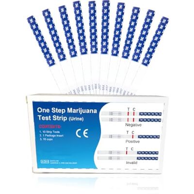 Cwhole Marijuana Test Kit THC Urine Test for Home Urine Drug Test Kit, THC Testing Kits Cutoff Level 50ng/ml Cwhole Marijuana Test Kit THC Urine Test for Home Urine Drug Test Kit, THC Testing Kits Cutoff Level 50ng/ml