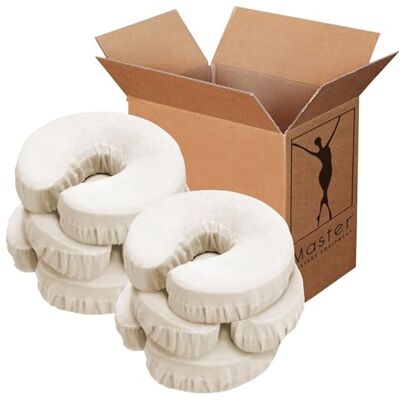 Master Massage Equipment Master Massage Pillow Covers for massage table, 6/Pack, White Master Massage Equipment Master Massage Pillow Covers for massage table, 6/Pack, White