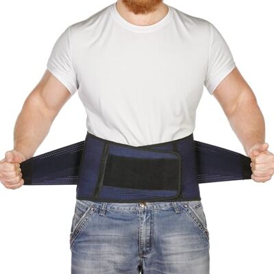 AVESTON Back Support Lower Back Brace for Back Pain Relief: Thin Breathable Rigid 6 ribs Adjustable Lumbar Support Belt for Men/Women Keeps Spine Straight and Safe – XLarge AVESTON Back Support Lower Back Brace for Back Pain Relief: Thin Breathable Rigid 6 ribs Adjustable Lumbar Support Belt for Men/Women Keeps Spine Straight and Safe – XLarge