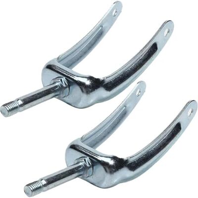 IRFHDCX Wheelchair Front Wheel Bracket Metal Wheel Fork Wheelchair Front Aluminium Alloy Simple Installation Sensitive Shock Absorption for 6/7in Wheelchair Tires(6inch-1pc) IRFHDCX Wheelchair Front Wheel Bracket Metal Wheel Fork Wheelchair Front Aluminium Alloy Simple Installation Sensitive Shock Absorption for 6/7in Wheelchair Tires(6inch-1pc)