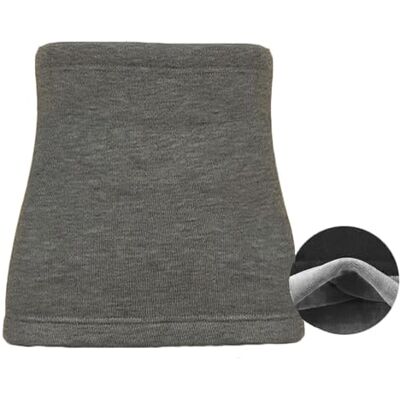 iNszkoos Insulated Velvet Knit Lumbar Warmer for Men Women Thermal Lower Back Support Brace Stomach Kidney Warmer Waist Abdominal Binder Postpartum Belly Wrap Grey iNszkoos Insulated Velvet Knit Lumbar Warmer for Men Women Thermal Lower Back Support Brace Stomach Kidney Warmer Waist Abdominal Binder Postpartum Belly Wrap Grey