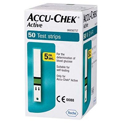 Accu-Chek Active Blood Glucose Test Strips (Pack of 50) Accu-Chek Active Blood Glucose Test Strips (Pack of 50)