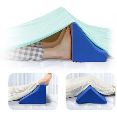 Mistuki Blanket Lifter for Feet-Sheet Lifters for Foot of Bed Blanket Elevation Wedge Foot Cradle Tent Sleep Support Raiser Supplies Foam Block Toes Pain Leg Knee Ankle Post Surgery Recovery Mistuki Blanket Lifter for Feet-Sheet Lifters for Foot of Bed Blanket Elevation Wedge Foot Cradle Tent Sleep Support Raiser Supplies Foam Block Toes Pain Leg Knee Ankle Post Surgery Recovery