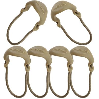 Maxpedition Small Zipper Pulls Pack Of 6 Luggage Tag, 2 cm, Tan Maxpedition Small Zipper Pulls Pack Of 6 Luggage Tag, 2 cm, Tan