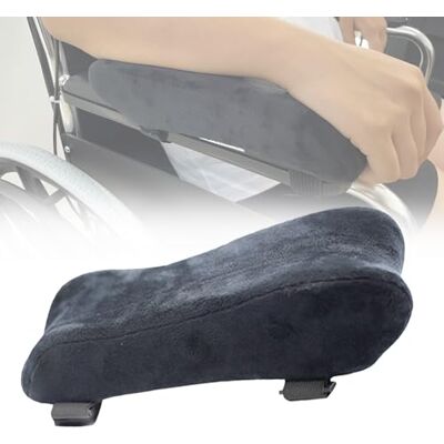 EDWERD Elderly Wheelchair Armrest Pad Mobility Scooter Elbow Pillow Tray Soft Cushion Memory Foam Arm Stabilizer Accessories, 1 PCS EDWERD Elderly Wheelchair Armrest Pad Mobility Scooter Elbow Pillow Tray Soft Cushion Memory Foam Arm Stabilizer Accessories, 1 PCS