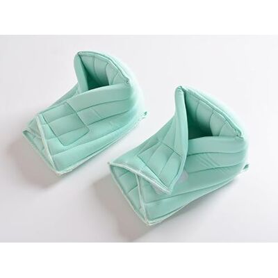 GEDRACKPMYN Soft Comforting Heel Protector Pillows, Pressure Relieving Bed Sores Foot Support Pillow, The Elderly in Bed Care Heel Pressure And Ulcer Relief, A pair,Green GEDRACKPMYN Soft Comforting Heel Protector Pillows, Pressure Relieving Bed Sores Foot Support Pillow, The Elderly in Bed Care Heel Pressure And Ulcer Relief, A pair,Green