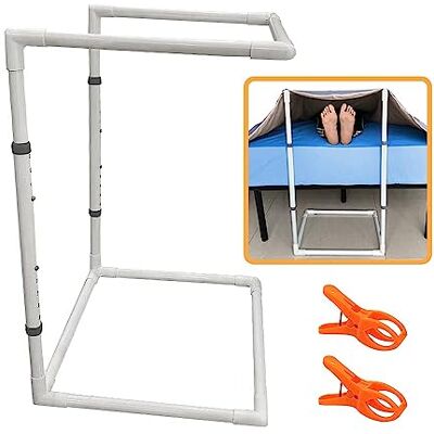 NEPPT Blanket Lifter for Feet Support Bed Sheet Cradle Raiser Lift Bar Foot Tent Adjustable Height Hospital Bed Rail Assistance Toe Arthritis Gout Care Leg Ankle Surgery Recovery (26"- 34") NEPPT Blanket Lifter for Feet Support Bed Sheet Cradle Raiser Lift Bar Foot Tent Adjustable Height Hospital Bed Rail Assistance Toe Arthritis Gout Care Leg Ankle Surgery Recovery (26"- 34")