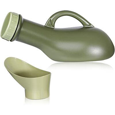 CUNQN Urinal Unisex Incontinence Bottles Portable Pee Bottle Urine Bottle Large Pee Containers for Camping Car Travel Traffic Jam Queuing 1L CUNQN Urinal Unisex Incontinence Bottles Portable Pee Bottle Urine Bottle Large Pee Containers for Camping Car Travel Traffic Jam Queuing 1L